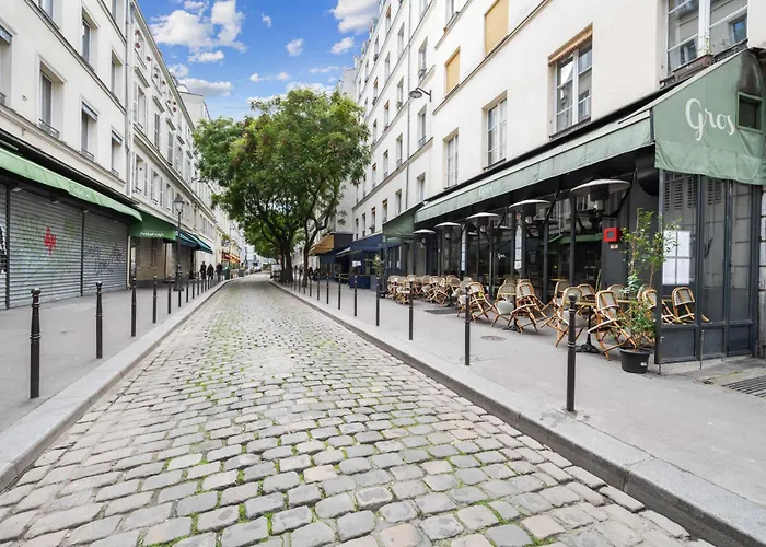 Charming Appt - 1bd-2p - Near Canal Saint Martin Apartamento *